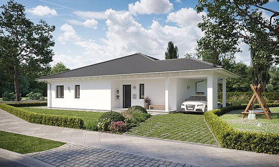 WeberHaus Bungalow mit Walmdach