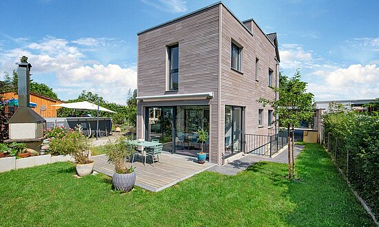 Modernes Einfamilienhaus im Bauhaus-Stil