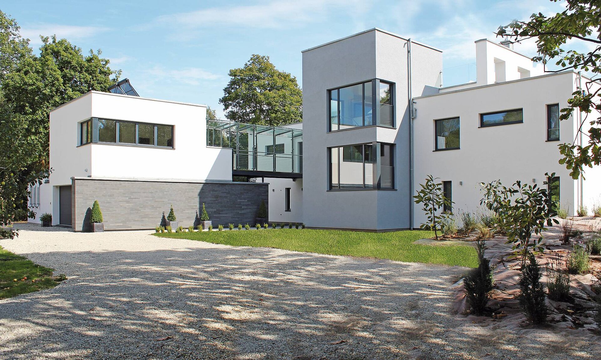 Sustainable prefab home with gym and cinema room