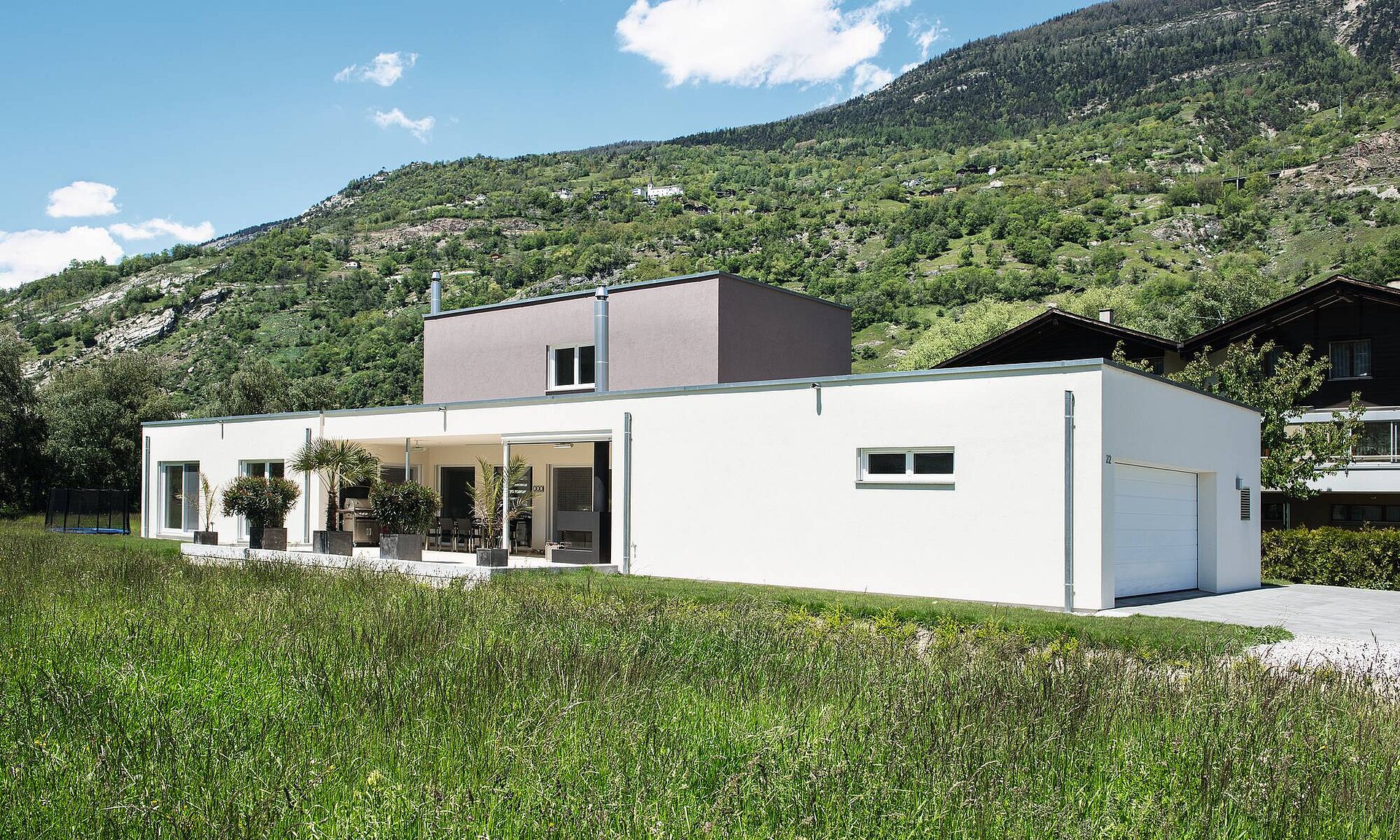 Haus mit Flachdach Haus mit Flachdach