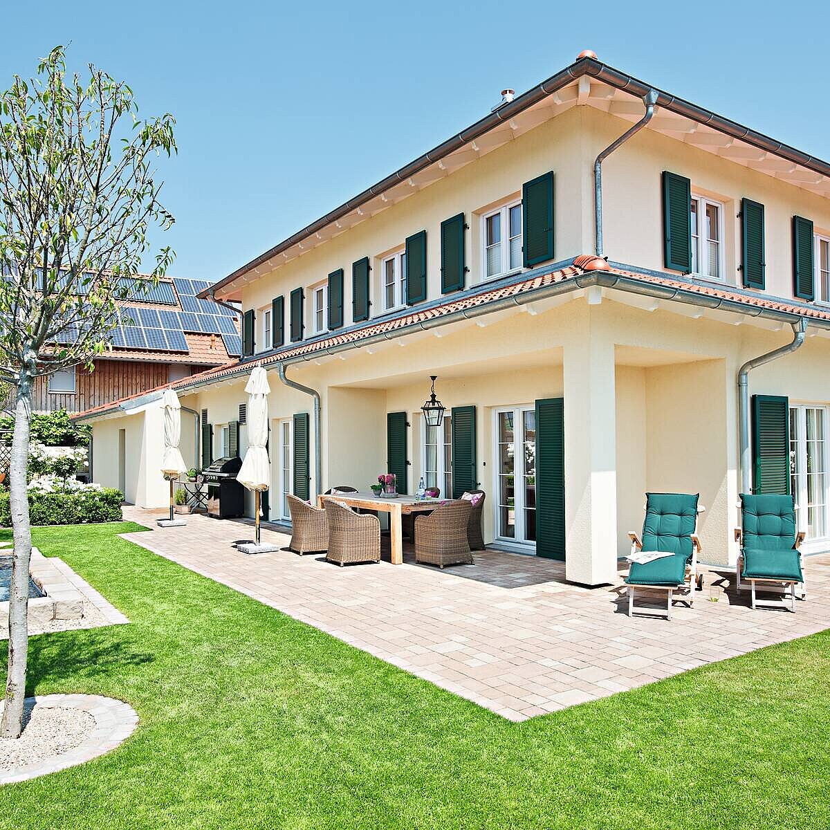 Traumhaus im mediterranen Stil Architektenhaus, 2-geschossiges Haus,