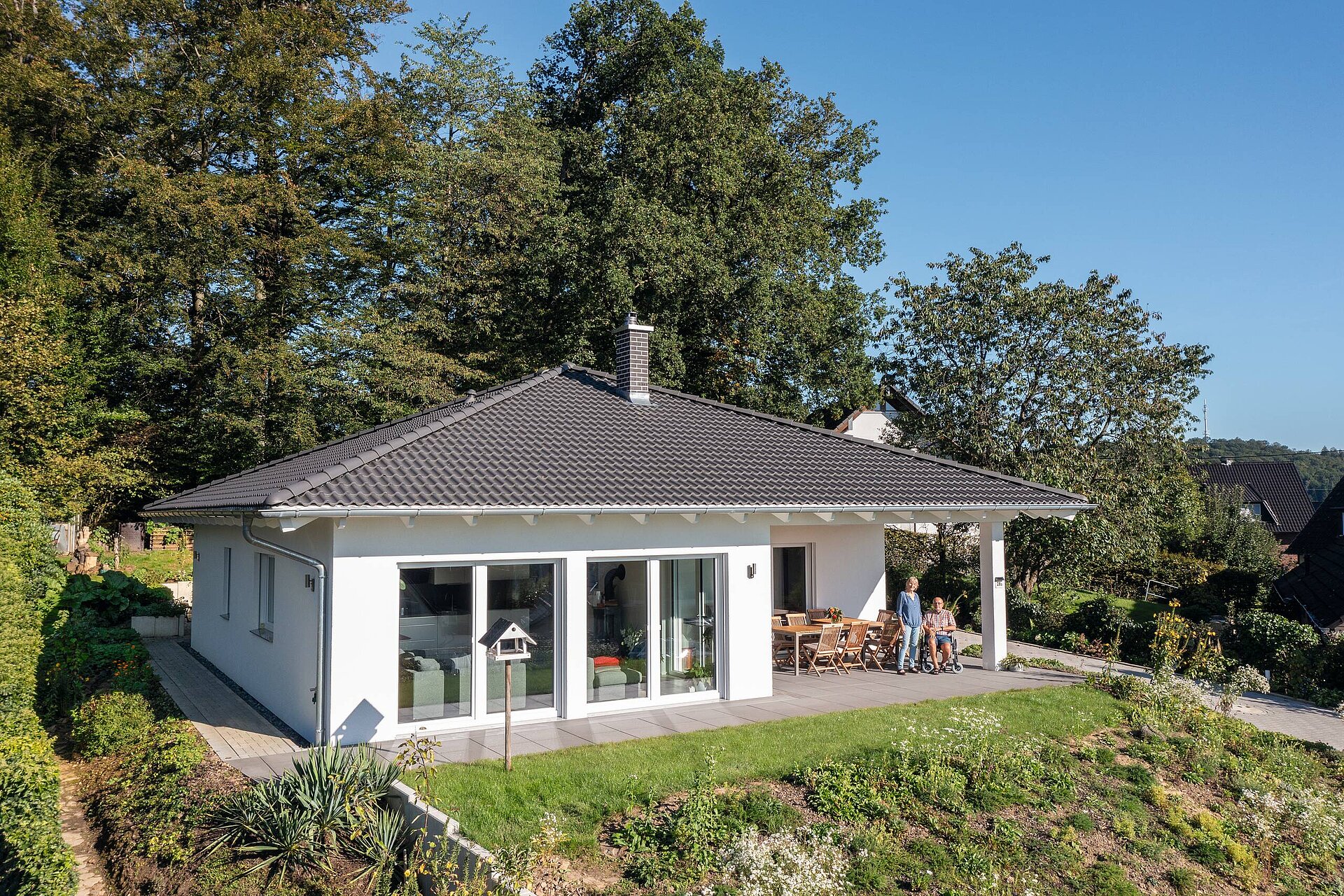 Bungalow mit Zeltdach Eben leben