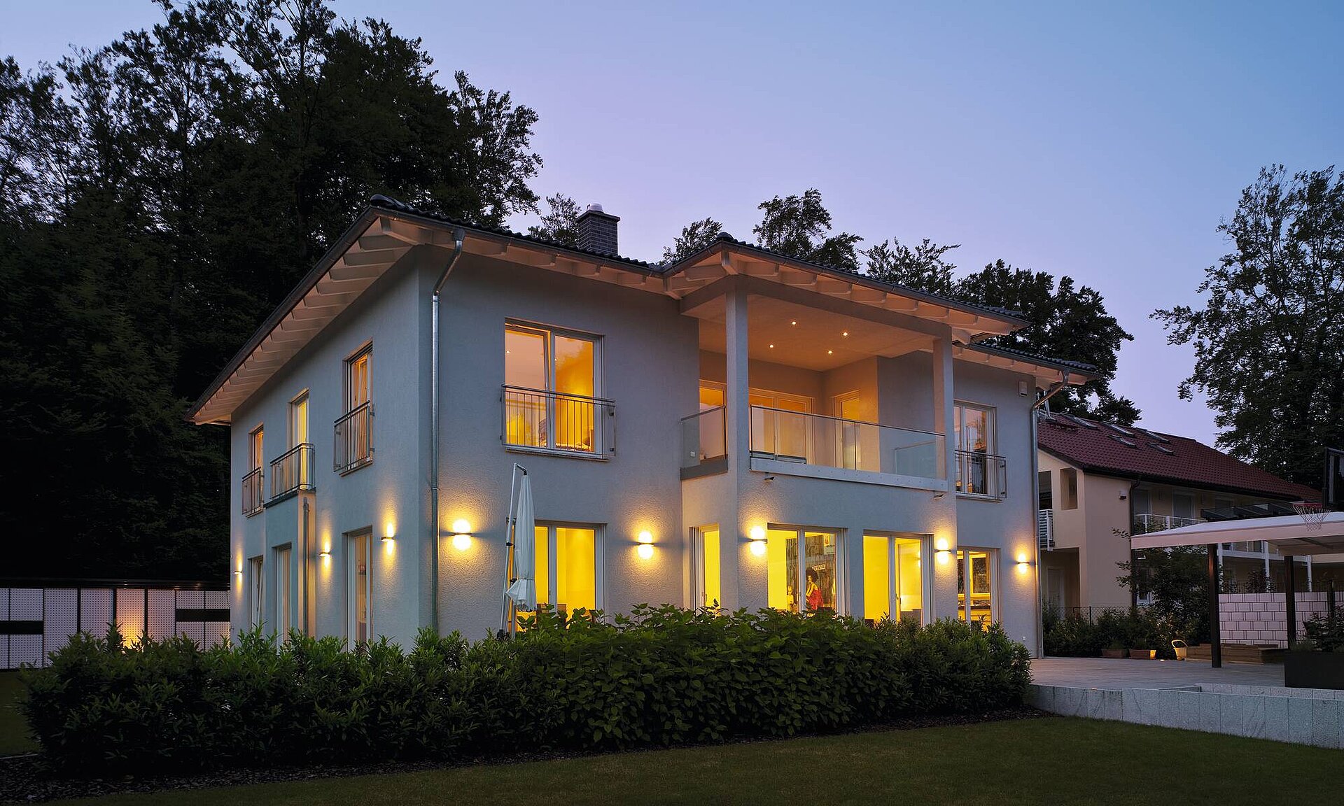 Luxury self-build home with roof terrace