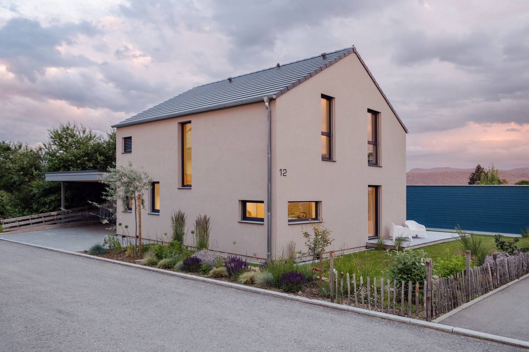 modernes Einfamilienhaus Satteldachhaus