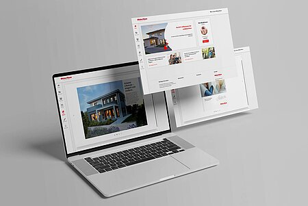 Kundenportal myWeberHaus für Bauherren und Hausbesitzer